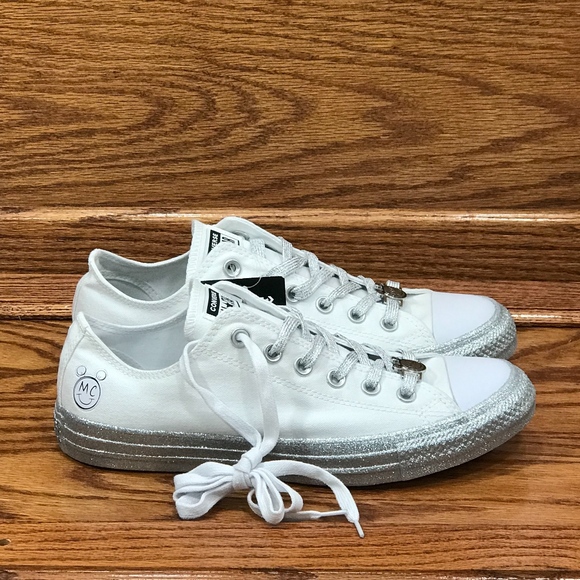 Converse X Miley Cyrus CTAS Ox White Pure Platinum - Picture 3 of 7
